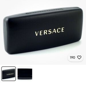 Versace Blace Hardshell Glasses Case